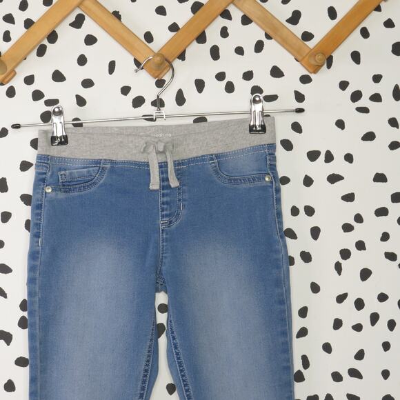 Wonder Nation Medium Wash Pull On Girls Jeggings - Picture 2 of 7